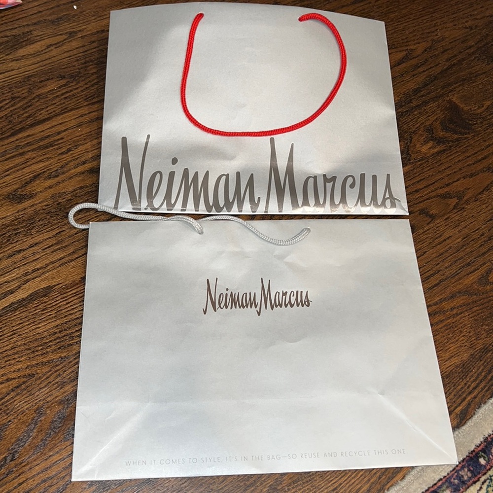 NEIMAN MARCUS SHOPPING BAG BUNDLE OF 2